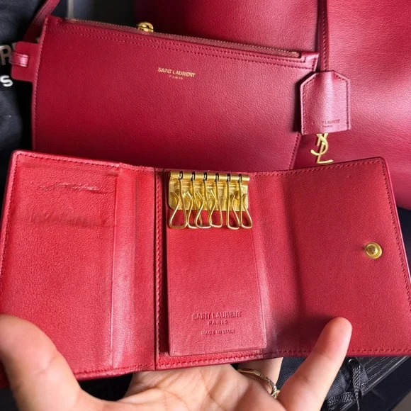 Saint Laurent Shopping Tote Set - Picture 3 of 16